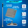 MAYSHINE Microfiber Hardwood Floor Wet and Dry Dust Mop w/
