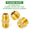 TAISHER Metals Brass 5PCS 3/4 Inch Flare x 3/4 Inch