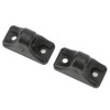 2PCS Sun Visor Mount Bracket Clip 94473143900 Black Compact Structure