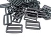 Ruidee 50 Pcs Plastic Tri-Glide Slide Adjustable Webbing Triglides Slider