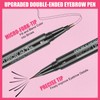Microblading Eyebrow Pen, Waterproof Eyebrow Pencil Hair Like Natural Liquid