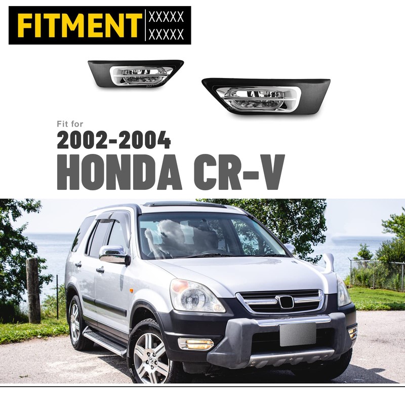 AUTOFREE Fog Lights for Honda CRV 2002-2004 with 9006 12V51W