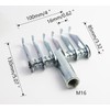6-Claw Hook Dent Puller Tool - Heavy Duty Adjustable M16