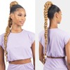 FreeTress Equal Drawstring Ponytail Box Braided Jumbo Braid Goddess Ponytail
