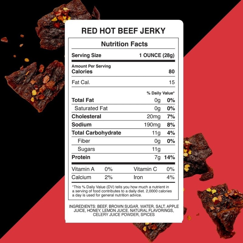 Climax Jerky Dehydrated Beef Jerky Assorted Flavors and Sizes (8