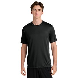 Clothe Co. Workout Shirts for Men, Dry Fit Shirts for Men, Gym Shirts Men (Available in Big & Tall), 3XLT, Black
