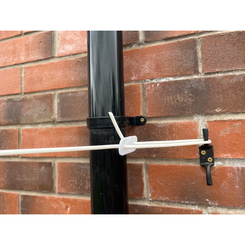 EVERLASTO Special PVC Washing Lines, White, 3.8 mm x 50