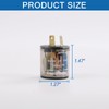 LDMINDA 2 Pin Electronic Flasher Relay 12V Turn Signal Light