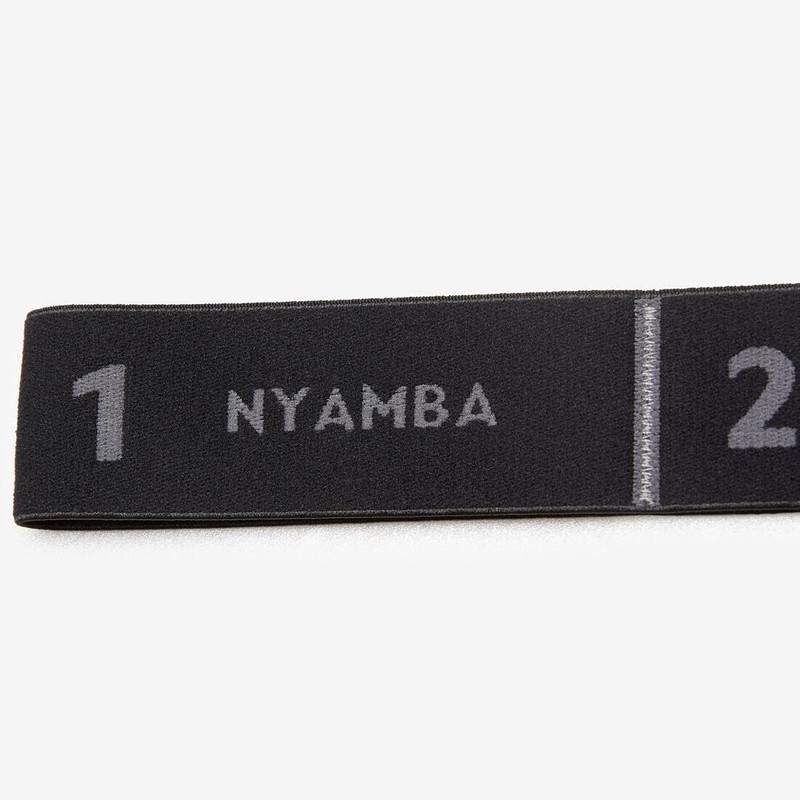 Nyamba Decathlon Fabric Fitness Resistance Band, Black, 15 kg Unique