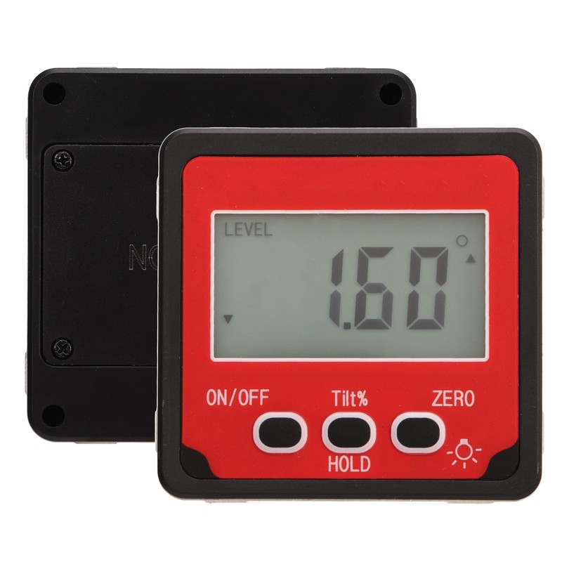 Angle Finder Digital Display Level Gauge Magnetic Inclinometer Tool for