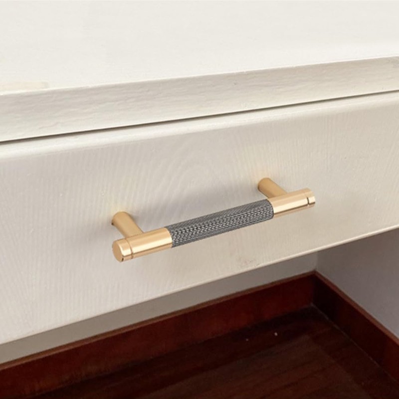 Pack of 4 Cabinet Handles, 128 mm Aluminium Alloy Kitchen