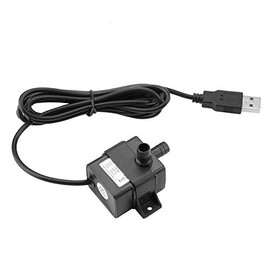Bomba De Agua Sumergible, Bomba De Agua Sin Escobillas Usb Dc 5v Bomba Sumergible De Circulación De Agua Para Fuente De Acuario, 120L/H Bomba de Circulación para Acuario, Estanque, Tanque de Peces