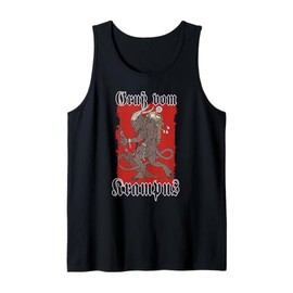 Greeting from Krampus Christmas Legend Figure Tank Top