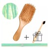 Universo en Linea Cepillo Madera Bambú Natural Ecológico + Regalo