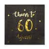 Cheers to 60 Years Cocktail Napkins | Happy 60th Birthday