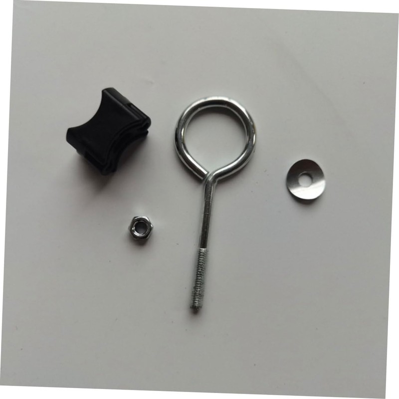 Mikinona 12 Sets Trampoline Fixing Screws Galvanized Steel Replacement Parts