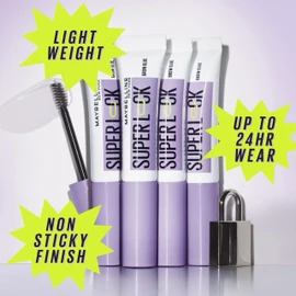 MAYBELLINE Maybelline Superlock Brow Glue, Clear Brow Gel, 24 Hour Wear, Clear, 7 ml