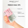 Legacy Nails Professional Nail Tips - Ideal for Acrylic, Gel