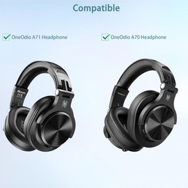 A71 A70 Replacement Ear Pads Compatible with OneOdio A71 A70 Headphones Ear Pads Cushion (Breathable Fabric/High-Quality Foam)