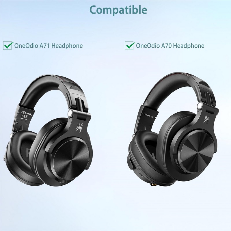 A71 A70 Replacement Ear Pads Compatible with OneOdio A71 A70