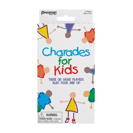 Pressman Charades for Kids Peggable - No Reading Required Family Game Multicolor ,5"