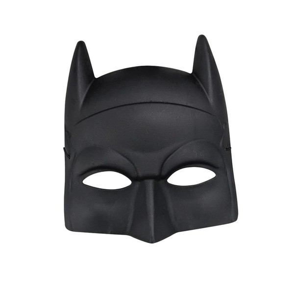 Rubies Batman Shallow Maschera per ragazzi e ragazze, ufficiale dei film Batman, maschera in plastica con regolazione in velcro, ideale per Halloween, Natale, carnevale e compleanno.