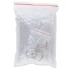 Beauticom® 100 Piece Clear Plastic Spoon Shaped False Nail Tip