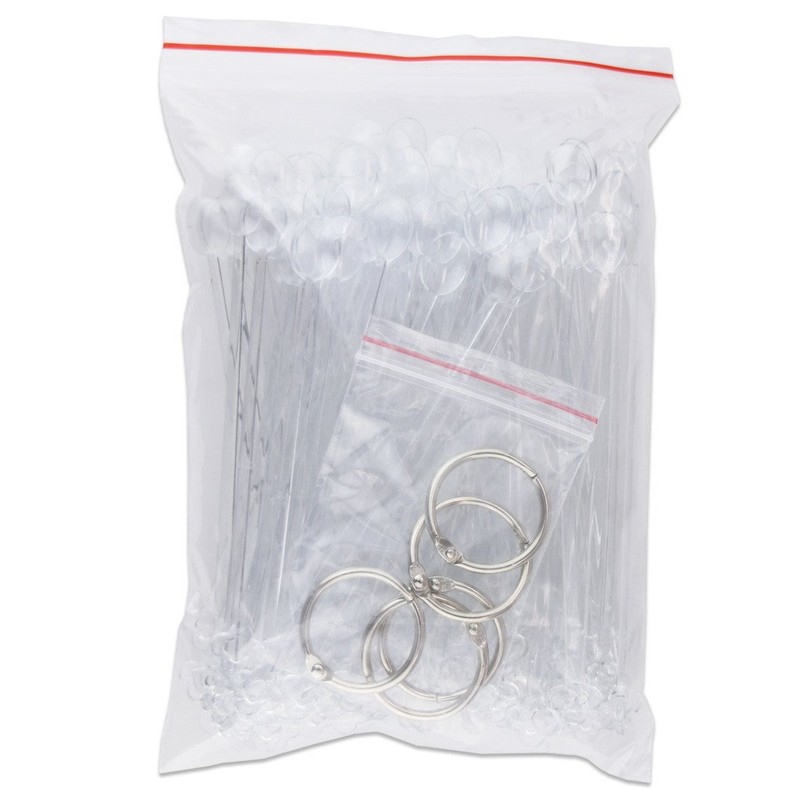 Beauticom® 100 Piece Clear Plastic Spoon Shaped False Nail Tip