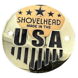 Shovelhead Made in The USA Brass Points 2 Hole Timing Cover Compatible with Harley Davidson 1970-1984