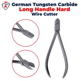 Long Handle Hard Wire Cutter, German Tungsten Carbide Inserts Dental Orthodontic Instruments by RDM