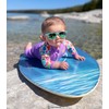COCOSAND Flexible Polarized Baby Sunglasses with Strap Soft Silicone Nose