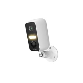 Beafon, Smart Home, Safer 3L, Telecamera di sorveglianza orientabile, per Esterni con Luce LED, 3 MP, Fotocamera Super HD, Protezione IP65 Contro getti d'Acqua e Antipolvere, Bianco, Rete 2,4 G, WiFi