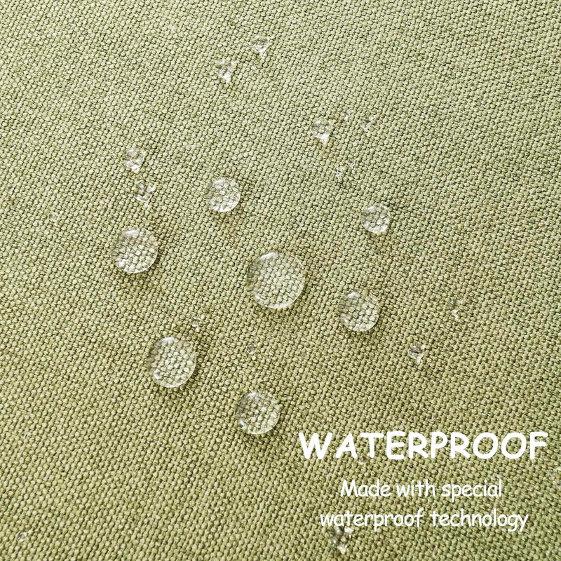 WAITER TREE Rectangle Tablecloth Wrinkle Resistant Waterproof Linen Textured Table