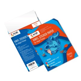 Limia'S Care Printable Vinyl Sticker Paper   Waterproof Decal Paper for Inkjet Printer   75