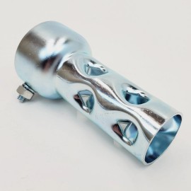 Billet Proof Designs 4” SHORT Exhaust Baffle for 2" OD Exhaust Pipes Tubing & Mufflers Noise Reducer