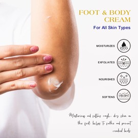 ASDToTio Urea Cream 42% - Foot Care for Dry Cracked Heels, Foot Lotion - With 2% Salicylic Acid, Tea Tree Oil, Shea Butter, Aloe Vera - For Feet, Hands, Heels, Elbows, Knees and More - 6 oz