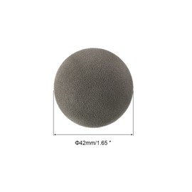 PATIKIL Golf Foam Balls, 10 Pack EVA Sponge 42mm Exercise Flight Swing Practice for Indoor Training, Dark Gray