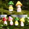 MAOMIA 8 Pcs Miniature Mushroom Dolls, Fairy Garden Doll Figurines