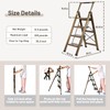 XinSunho 4 Step Ladder, Aluminum 4 Step Stool with Retractable