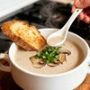Asian Soup Spoons, 6-Piece White Ceramic Set