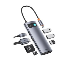 Baseus USB C to HDMI Adapter 4K@60Hz USB C Docking Station 7 in 1 USB C Hub