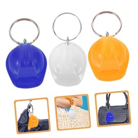 OFFSCH 3pcs Key Chain Helmet Key Fob Has Hats Keychains Decor Key Rings Hard Hat Cute Keychain Backpack Keychain Portable Keyrings Party Supplies Mini Plastic