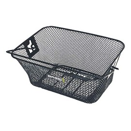 Basil 2128015500 Rear Children's Bicycle Basket – Black, 22 x 30 x 12 cm