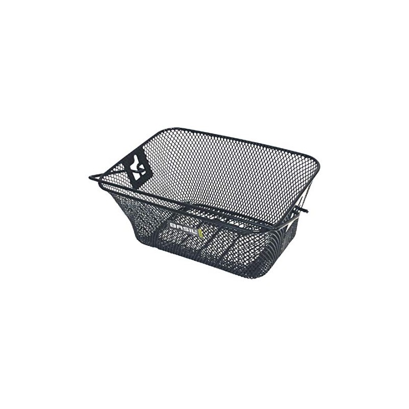 Basil 2128015500 Rear Children's Bicycle Basket – Black, 22 x