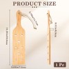 GORGECRAFT Beech Wood Paddle with Heart Airflow Holes Lightweight Bamboo