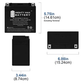 Mighty Max Battery YTX14-BS Battery for Honda Pioneer 700 2015-2016 Brand Product