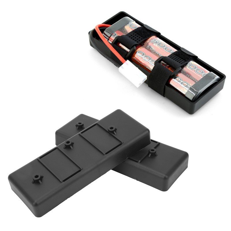 2pcs RC Car Battery Tray Plastic Battery Mounting Plate for