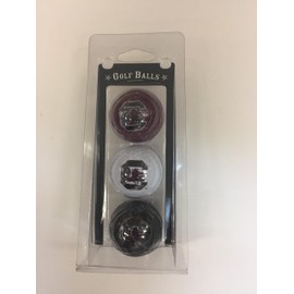 South Carolina Gamecocks Golf Balls, 3-Ball Sleeve
