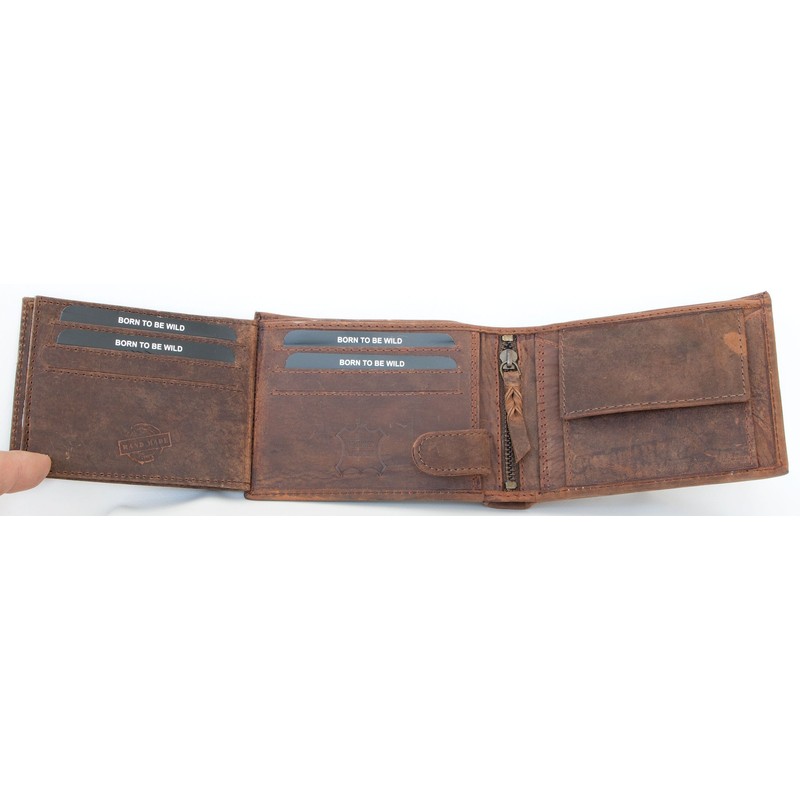 FLW-HL Natural Durable Genuine Leather Wallet