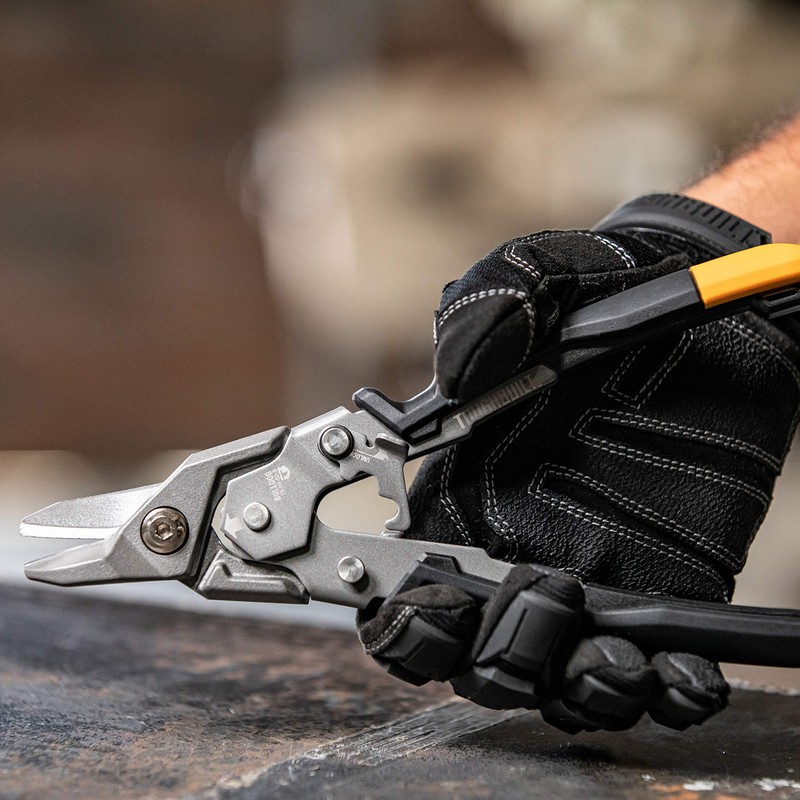 ToughBuilt - Bulldog Cut Aviation Snips - One Handed Lock
